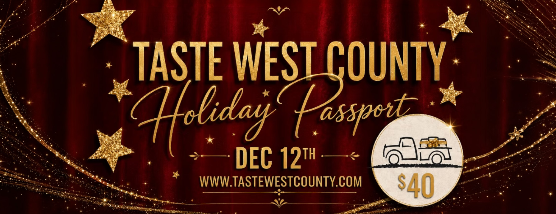 Taste West County Holiday Passport, December 12th, $40
